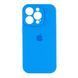 Silicone case Full camera iPhone 13 Pro Max neon blue 34427 фото