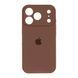 Silicone case Full Camera iPhone 17 Pro dark brown 45918 фото