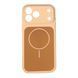 Silicone case iPhone 17 Pro with MagSafe Vision desert gold 48055 фото
