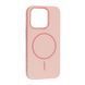 Силікон iPhone 14 Pro MagSafe ColorShine pink 41543 фото 1
