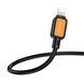 USB Cable Hoco Lightning X108 2.4A 1m black 41182 фото 4