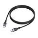 USB Cable Hoco Lightning X109 2.4A 1m black 38459 фото 2