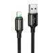 USB Cable Hoco Lightning X127 1m black 46814 фото 4
