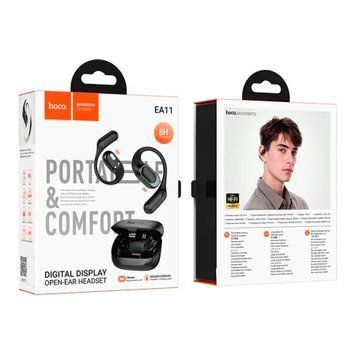Навушники Air Bluetooth Hoco EA11 Honey black 46547 фото