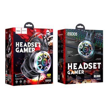 Навушники для комп'ютера Hoco ESD05 black 44286 фото