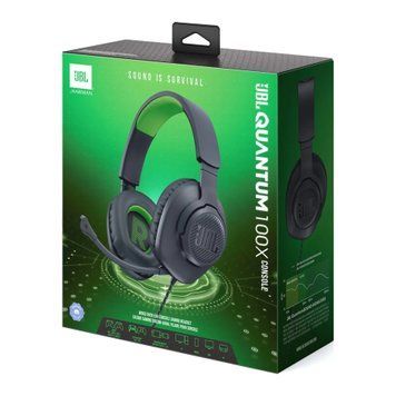 Навушники для комп'ютера JBL Quantum 100Х black UA 40945 фото