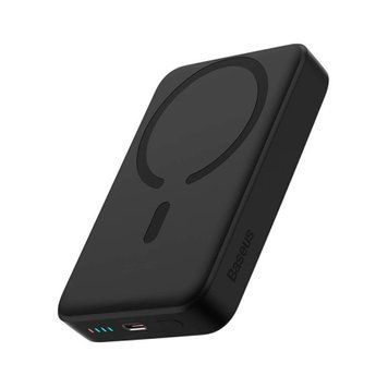 Power Bank 10 000 mAh Baseus Magnetic Mini 30W wireless quick charging black 00709 фото