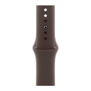 Ремінець Apple watch 38/40/41/SE silicone chocolate 43134 фото