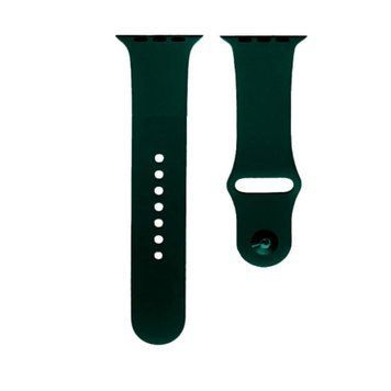 Ремінець Apple watch 42/44/45mm silicone cuprus green 34753 фото