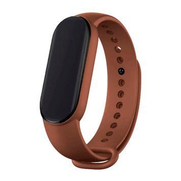 Ремінець Xiaomi Mi Band 5/6 dark brown 46282 фото