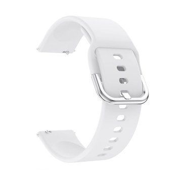Універсальний ремінець 20mm silicone застібка white 08070 фото