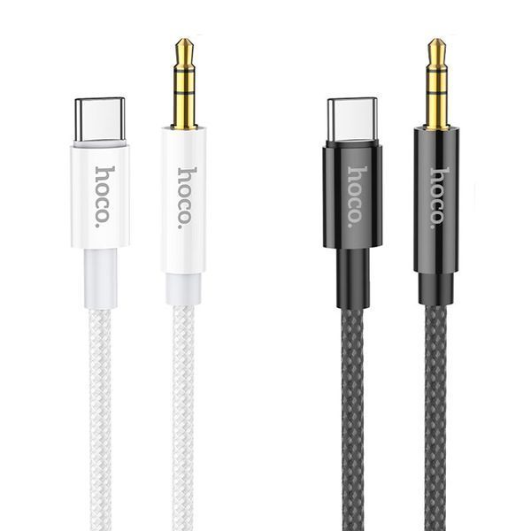 AUX Hoco UPA19 3.5 to Type C 1m black 44539 фото