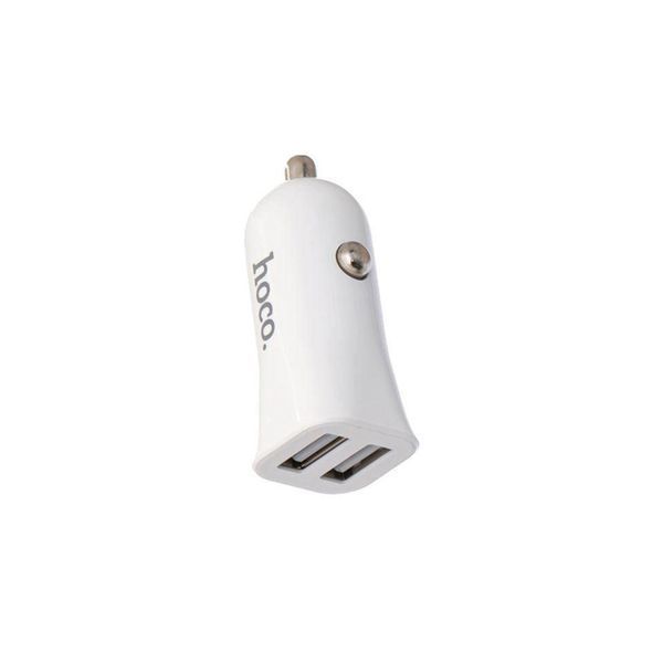 АЗП Hoco Z12 2.4А (2USB) + cable Lightning white 10370 фото