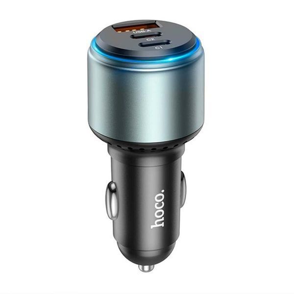 АЗП Hoco NZ9 PD 65W+30W (1USB-2USB-C) black 36310 фото