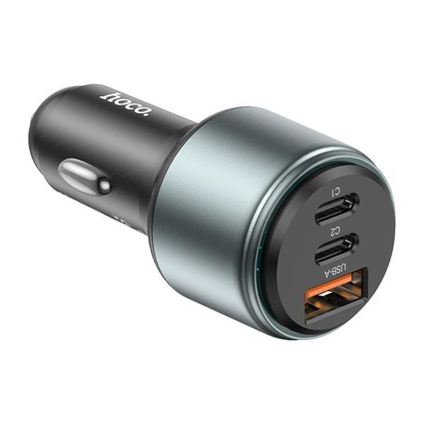 АЗП Hoco NZ9 PD 65W+30W (1USB-2USB-C) black 36310 фото