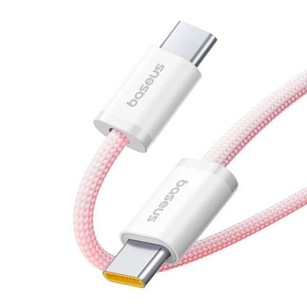 Cable Baseus Dynamic 4 Fast Charging Type-C to Type-C 100W (1m) pink 45962 фото