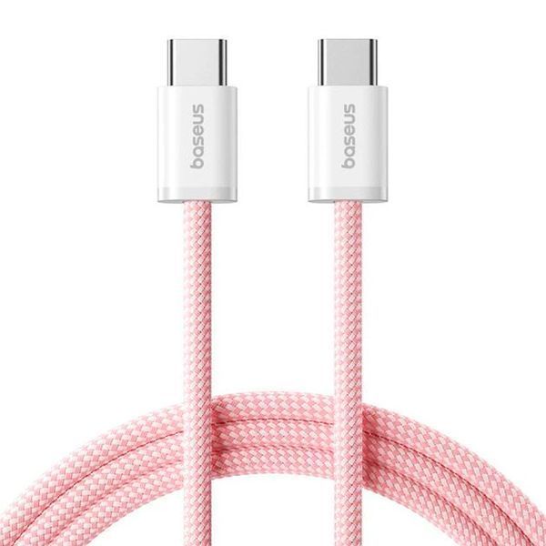 Cable Baseus Dynamic 4 Fast Charging Type-C to Type-C 100W (1m) pink 45962 фото