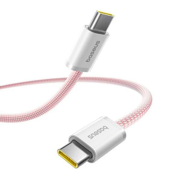 Cable Baseus Dynamic 4 Fast Charging Type-C to Type-C 100W (1m) pink 45962 фото