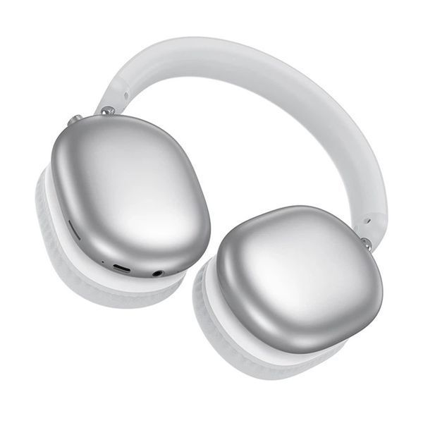 Навушники Big Bluetooth Borofone BO27 Rhyme silver 45608 фото