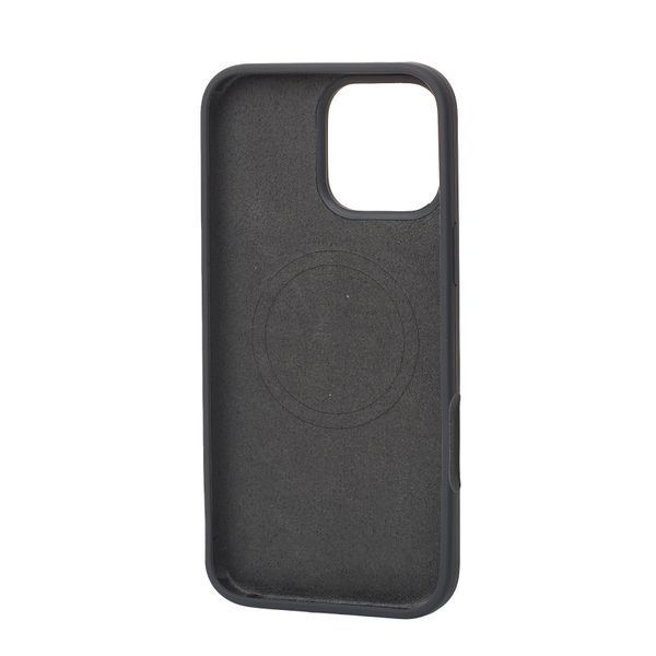 Silicone case iPhone 14 Pro with MagSafe Premium gray 41922 фото