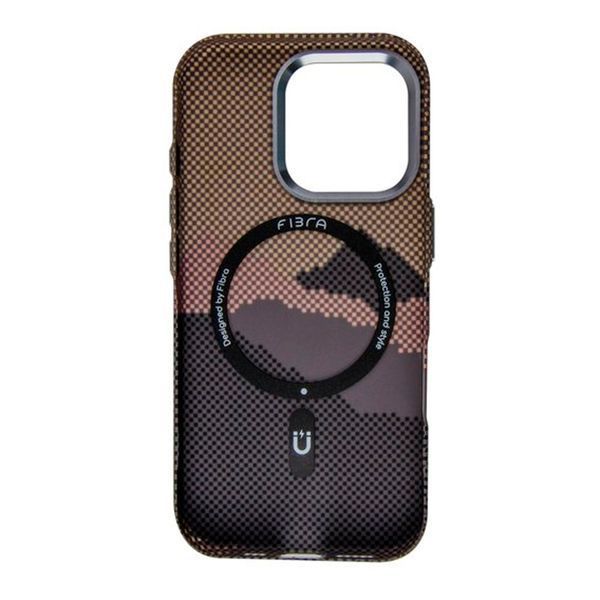 Накладка iPhone 15 Pro with MagSafe Fibra Carbonite black 45706 фото