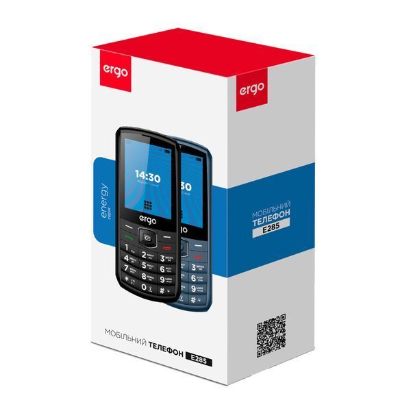 Телефон Ergo E285 Blue UA 47265 фото