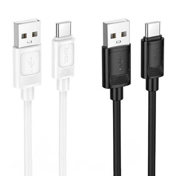 USB Cable Hoco Type-C X122 1m white 44120 фото