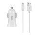 АЗП Hoco Z12 2.4А (2USB) + cable Lightning white 10370 фото 1
