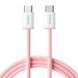 Cable Baseus Dynamic 4 Fast Charging Type-C to Type-C 100W (1m) pink 45962 фото 2