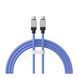 Кабель Baseus CoolPlay Series Type-C 100W (1m) blue 07225 фото 1