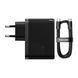 МЗП Baseus GaN5 Pro 100W (1USB-1USB-C) + cable Type-C to Type-C black 27063 фото 2