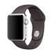 Ремінець Apple watch 38/40/41/SE silicone chocolate 43134 фото 2