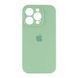 Silicone case Full camera iPhone 15 Pro Max pistachio 35540 фото 1