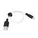 USB Cable Hoco Micro usb X21 2.4A 0.25m black-white 22350 фото 2
