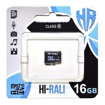 MicroSD 16GB Hi-Rali UHS-1 Class 10 25583 фото