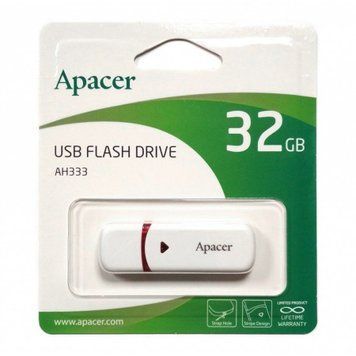 USB Flash 32 GB Apacer AH333 White UA 03115 фото