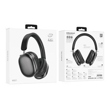 Навушники Big Bluetooth Borofone BO27 Rhyme black 45607 фото
