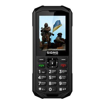 Телефон Sigma X-treme PA68 Black UA 31786 фото