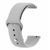 Ремінець Apple watch 38/40/41/SE silicone silver 25616 фото