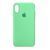 Silicone case Full iPhone Xs Max spearmint 41804 фото
