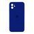 Silicone case Full square close camera iPhone 11 deep navy 27639 фото
