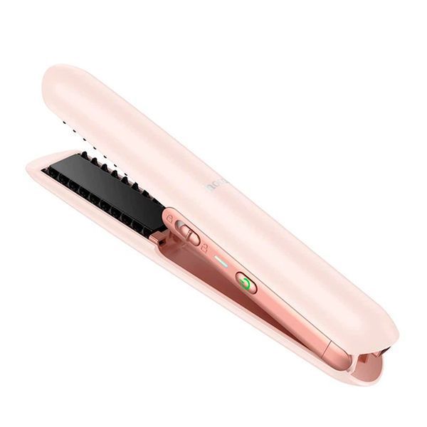 Бездротовий вирівнювач для волосся Hoco HP46 pink 47825 фото