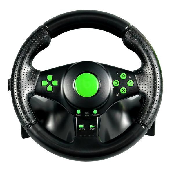 Кермо ігрове 4в1 для XBox360/PS2/PS3//PC діаметр 23см ART-0580 black 43083 фото