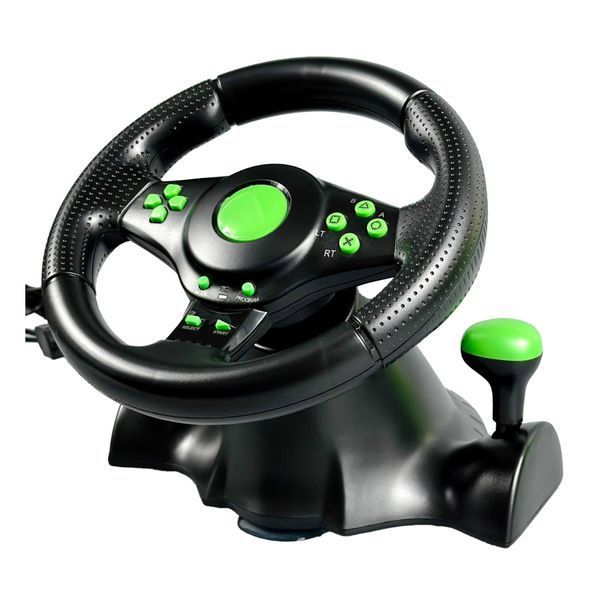Кермо ігрове 4в1 для XBox360/PS2/PS3//PC діаметр 23см ART-0580 black 43083 фото