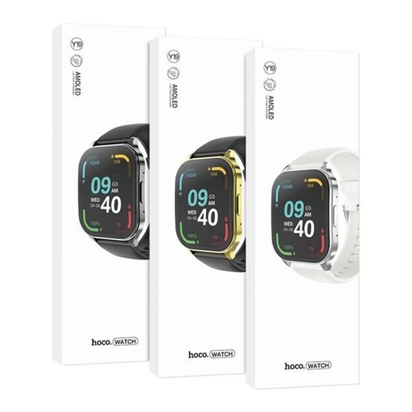 Smart Watch Hoco Y19 AMOLED sports silver 34194 фото