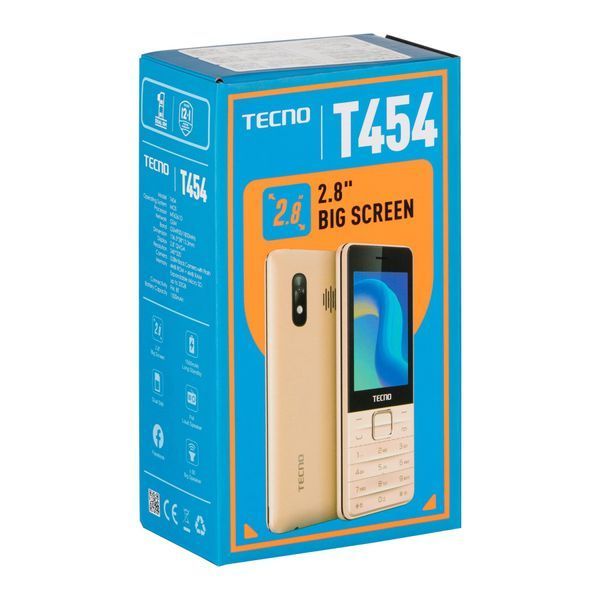 Телефон Tecno T454 Gold UA 25297 фото