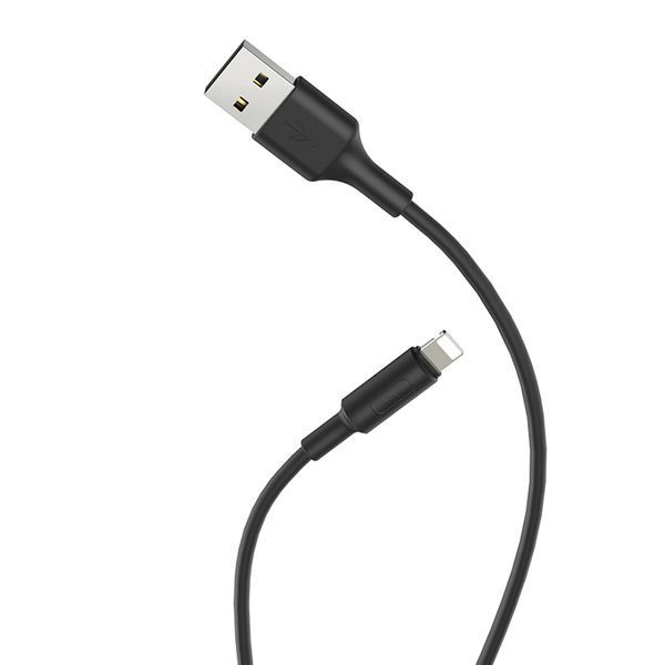 USB Cable Hoco Lightning X25 1m black 19171 фото