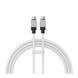 Кабель Baseus CoolPlay Series Type-C 100W (1m) white 07515 фото 1