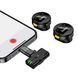 Мікрофон петличний bluetooth Hoco L22 Lightning/Type-C black 44543 фото 5