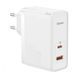 МЗП Baseus GaN5 Pro 100W (1USB-1USB-C) Type-C to Type-C white 27070 фото 4